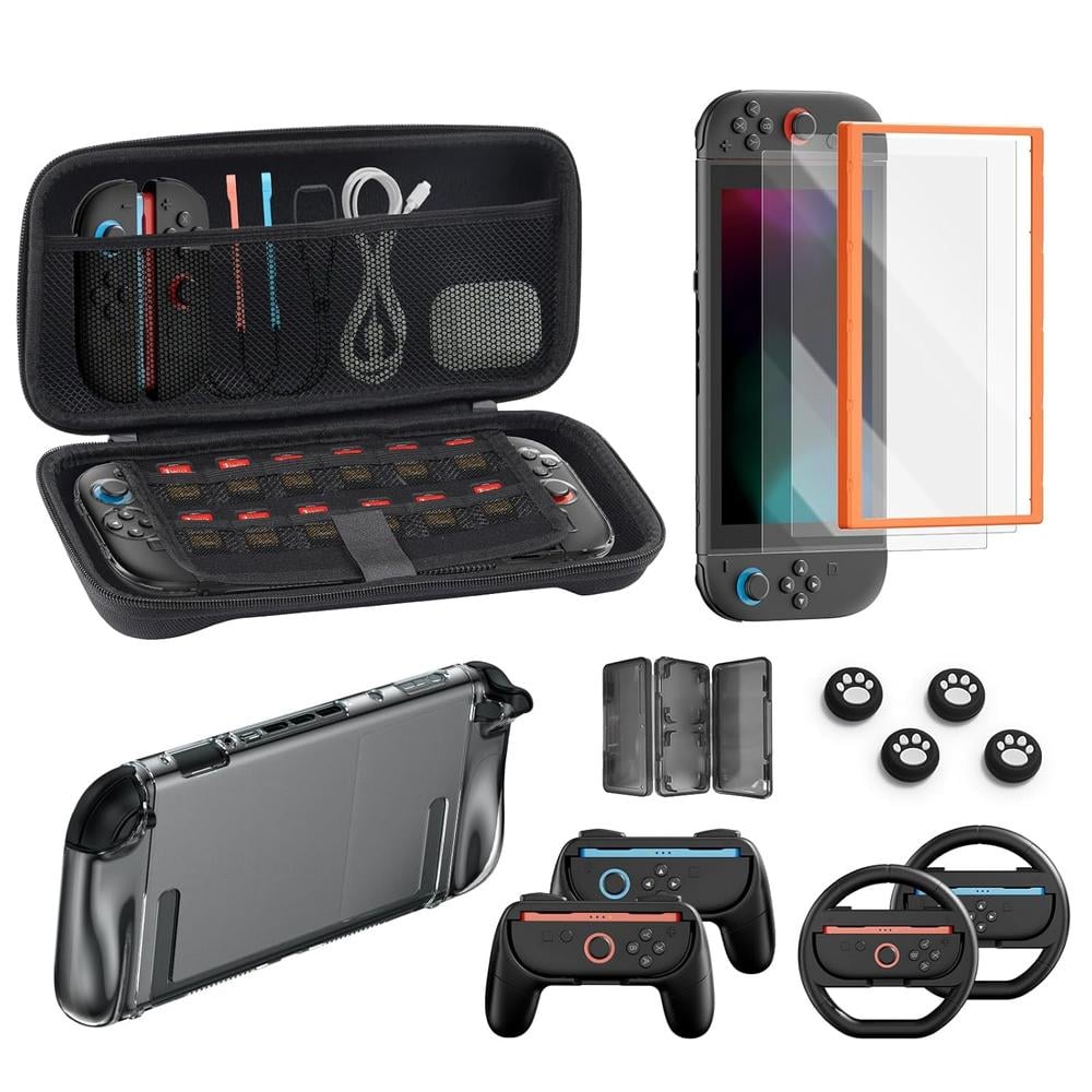 PACK DE ACCESORIOS PARA NINTENDO SWITCH 2 BINBOK VR | NEGRO - 1