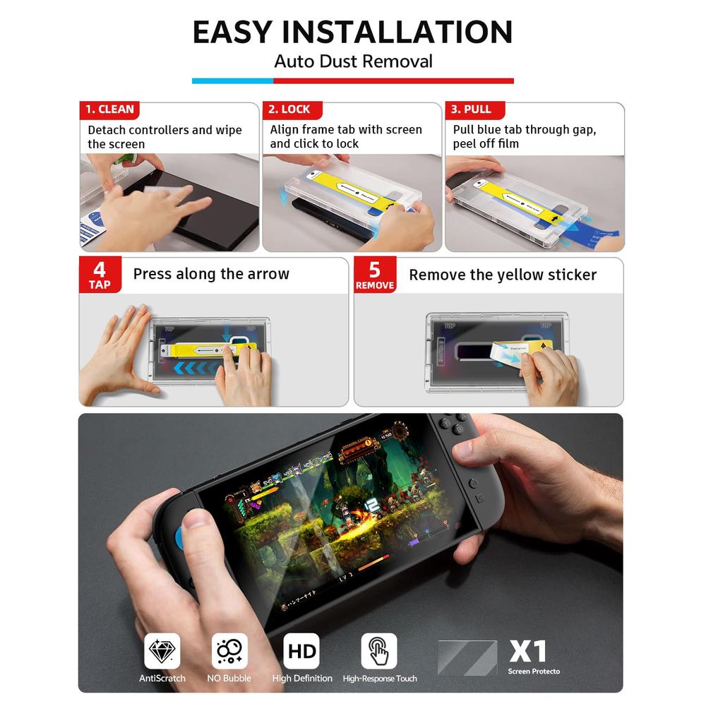 KIT DE ACCESORIOS PARA NINTENDO SWITCH 2 | CUERO / NEGRO - 6