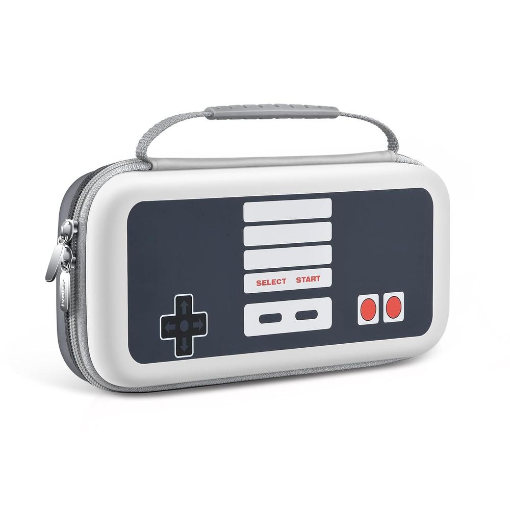 ESTUCHE DE VIAJE RETRO N3S PARA NINTENDO SWITCH 2 IVOLER | BLANCO / GRIS - 1