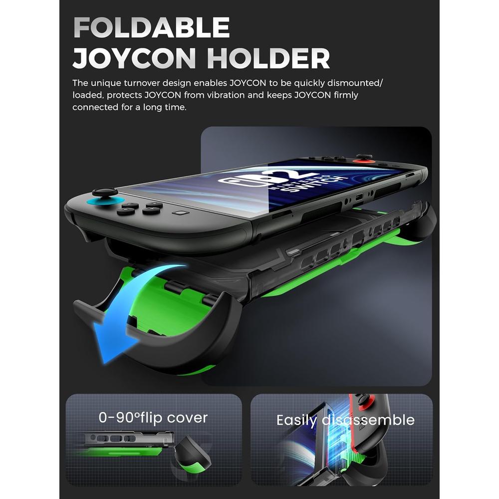 FUNDA PARA NINTENDO SWITCH 2 MUMBA | VERDE CLARO - 2