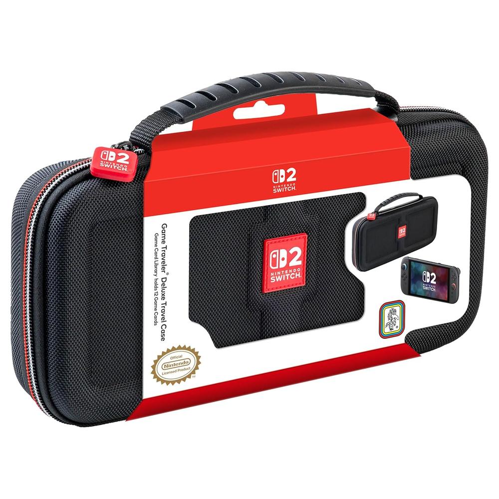 ESTUCHE DE VIAJE PEQUEÑO PARA NINTENDO SWITCH 2 R.D.S. INDUSTRIES | NEGRO - 1