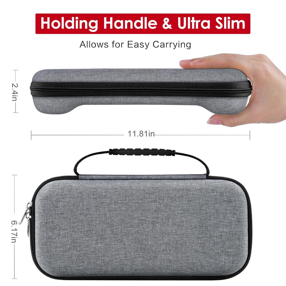 ESTUCHE DE VIAJE PARA NINTENDO SWITCH 2 IVOLER | NEGRO - 3