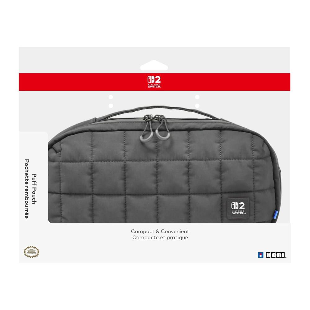 ESTUCHE PUFF PARA NINTENDO SWITCH 2 HORI | NEGRO - 2