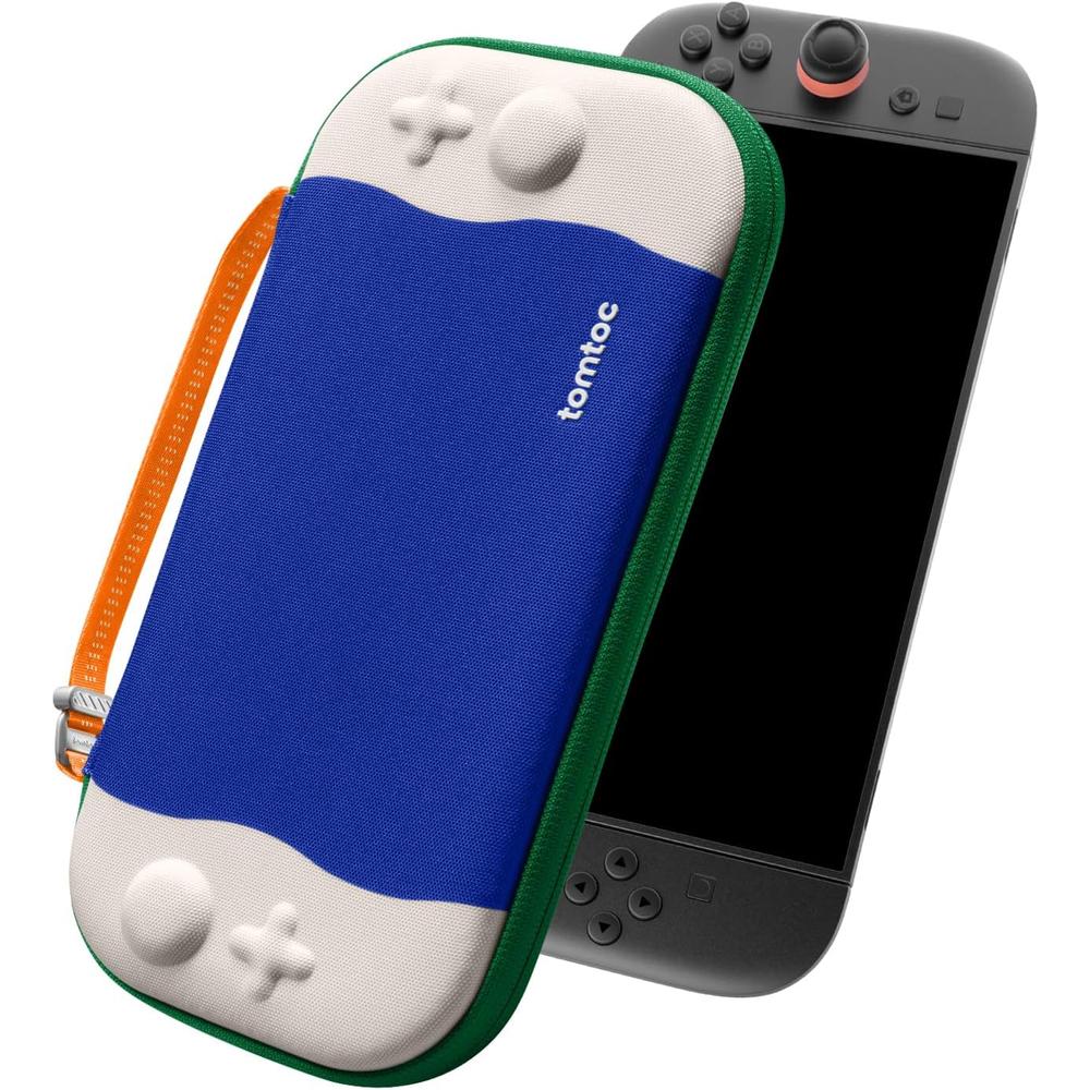 ESTUCHE SLIM PARA NINTENDO SWITCH 2 | AZUL Y BLANCO - 1