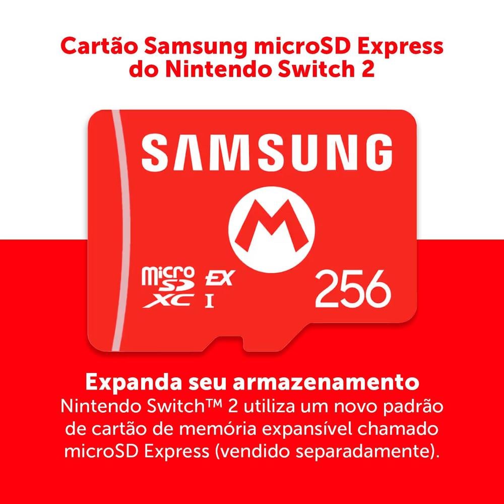 TARJETA MICROSD EXPRESS 256GB PARA NINTENDO SWITCH 2 SAMSUNG - 2