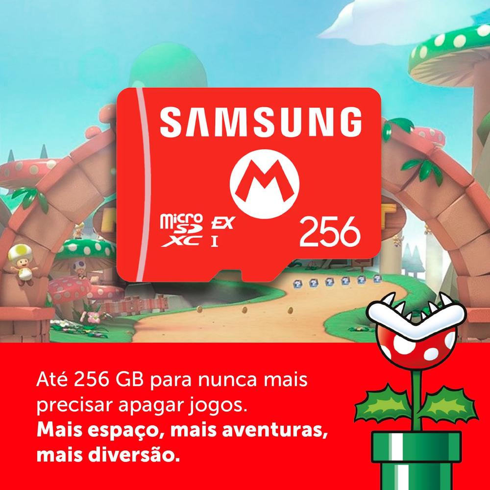 TARJETA MICROSD EXPRESS 256GB PARA NINTENDO SWITCH 2 SAMSUNG - 3