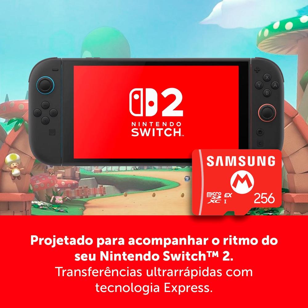 TARJETA MICROSD EXPRESS 256GB PARA NINTENDO SWITCH 2 SAMSUNG - 4