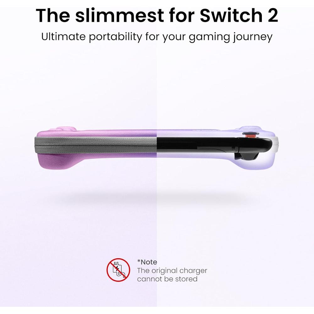 ESTUCHE SLIM PARA NINTENDO SWITCH 2 TOMTOC | MORADO - 3