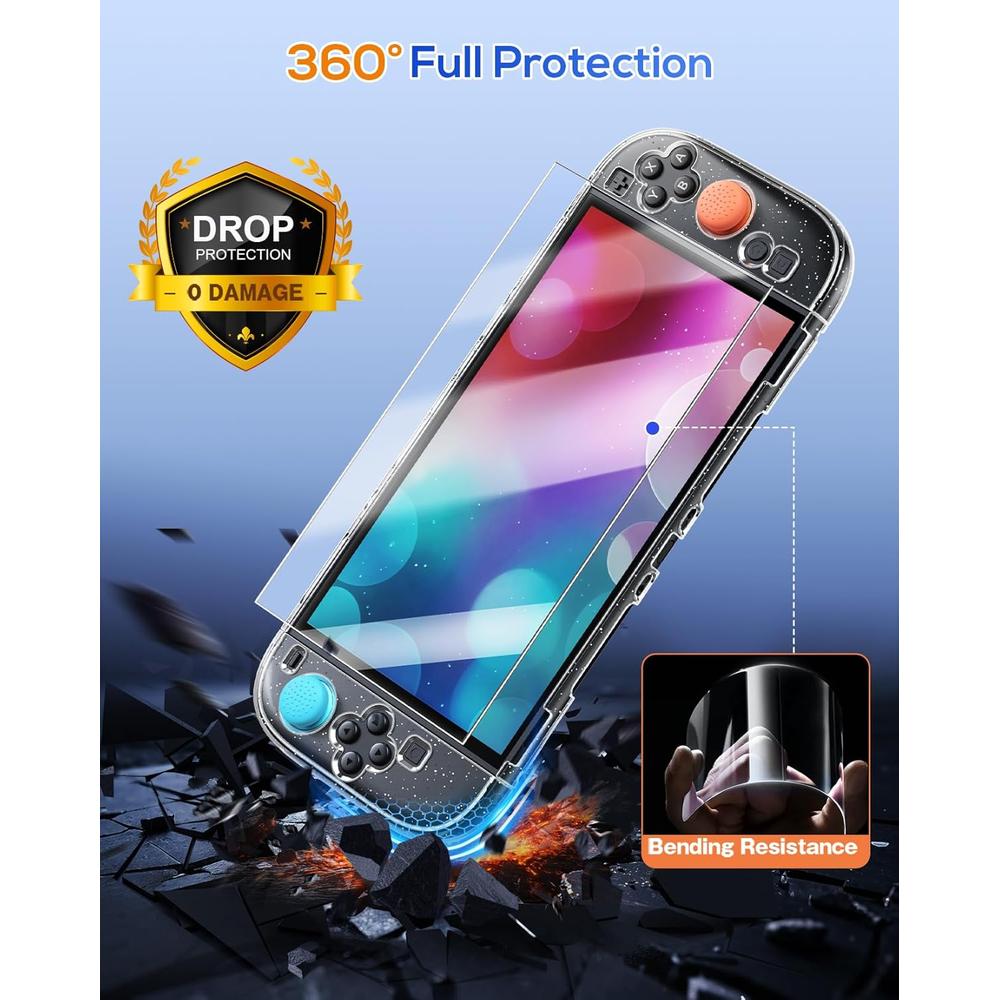 FUNDA PROTECTORA PARA NINTENDO SWITCH 2 | TRANSPARENTE - 3