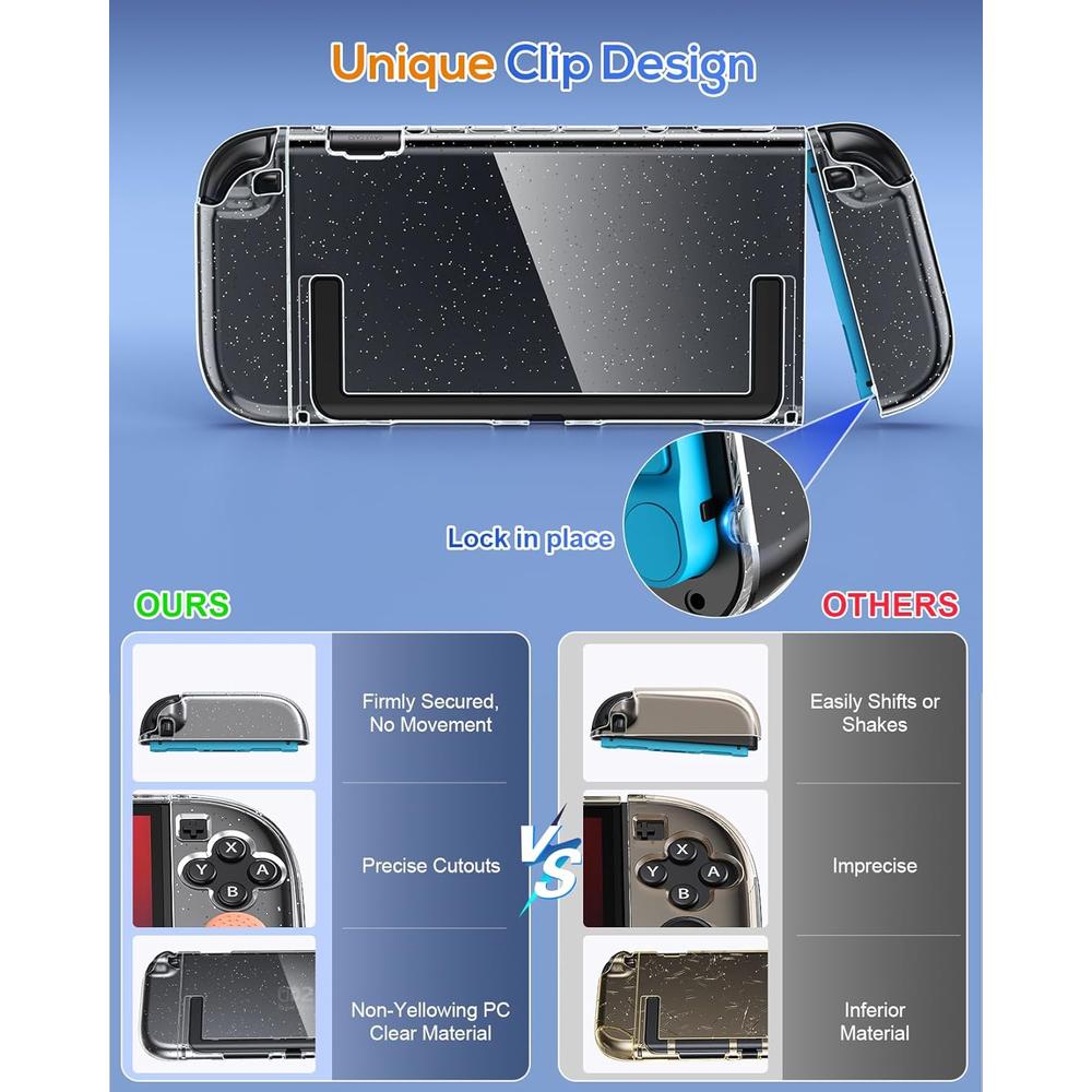 FUNDA PROTECTORA PARA NINTENDO SWITCH 2 | TRANSPARENTE - 5