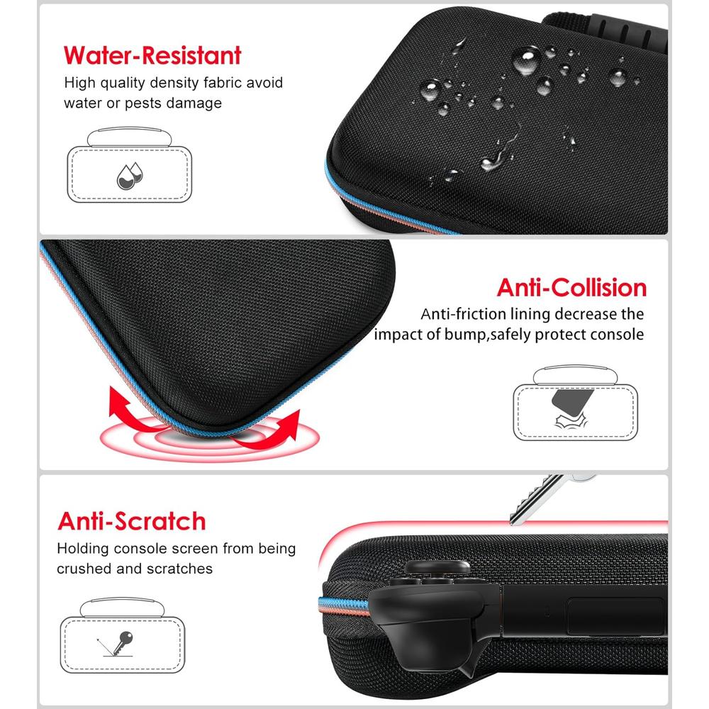 ESTUCHE DE VIAJE PARA NINTENDO SWITCH 2 | ROJO - 5