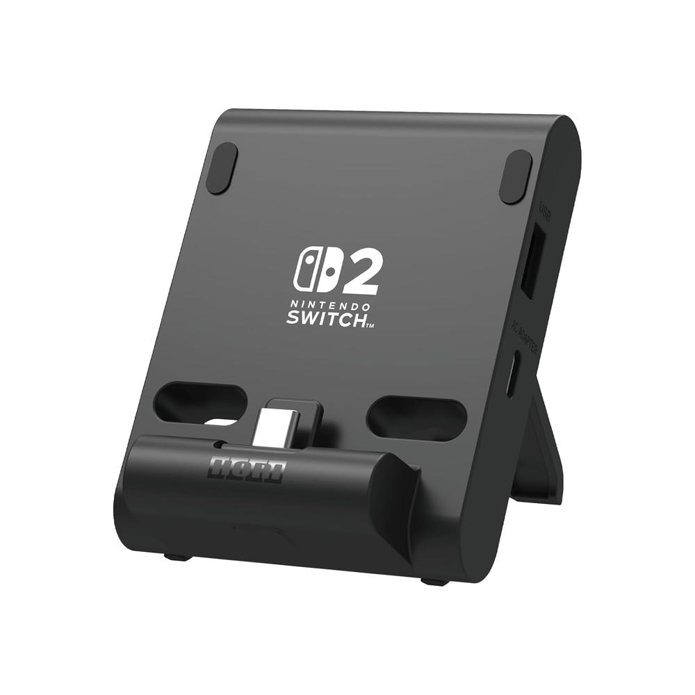 BASE PLAYSTAND DUAL USB PARA NINTENDO SWITCH 2 HORI | NEGRO - 2