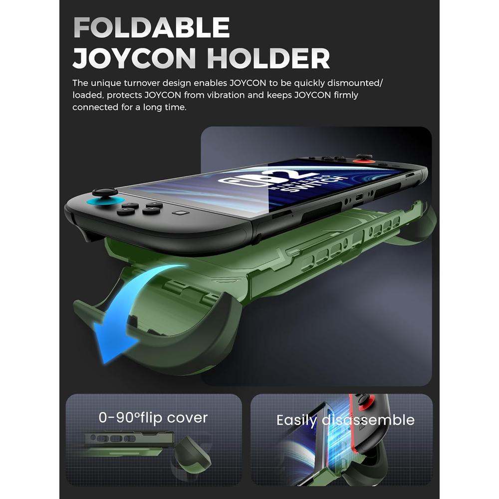 FUNDA PARA NINTENDO SWITCH 2 MUMBA | VERDE - 4