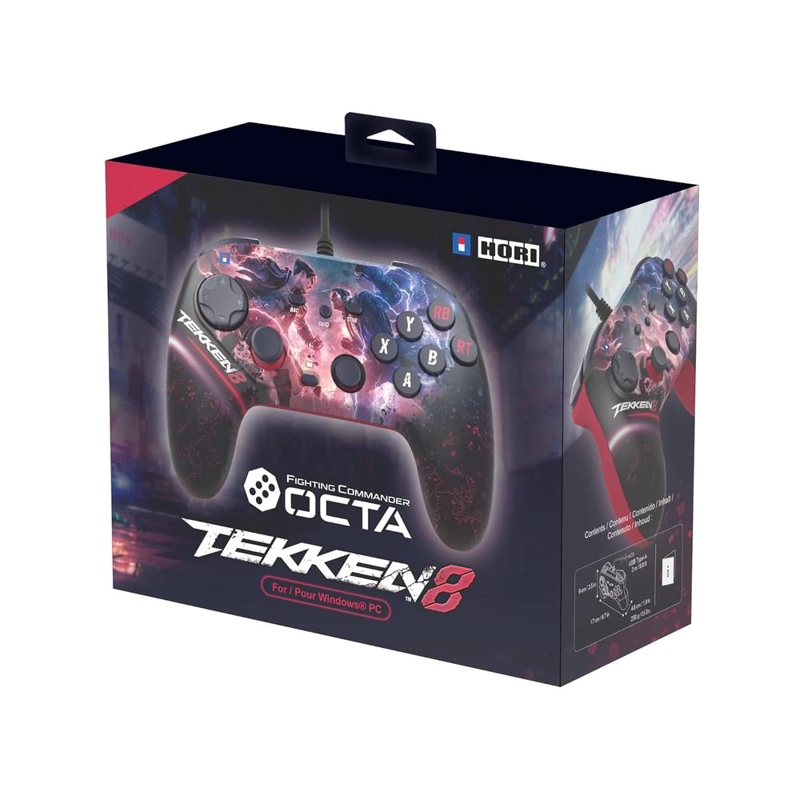 HORI MANDO DE COMBATE OCTA EDICIÓN TEKKEN 8 PARA PC WINDOWS - 6