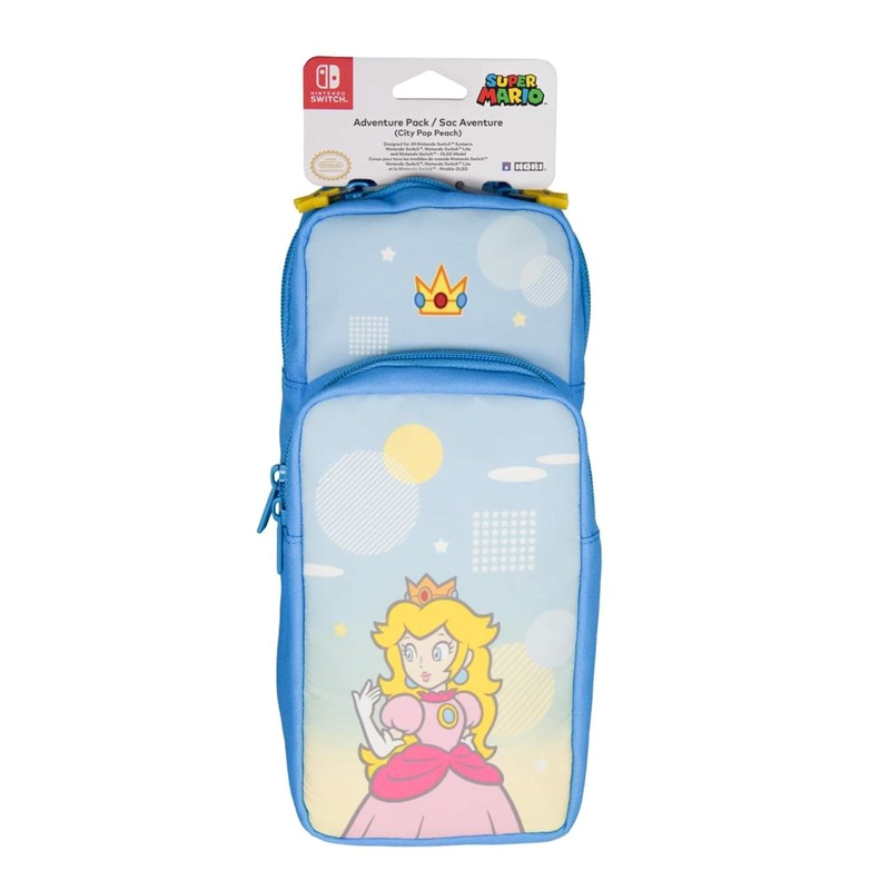 HORI BOLSA DE HOMBRO ADVENTURE PACK CITY POP PEACH PARA NINTENDO SWITCH - 6
