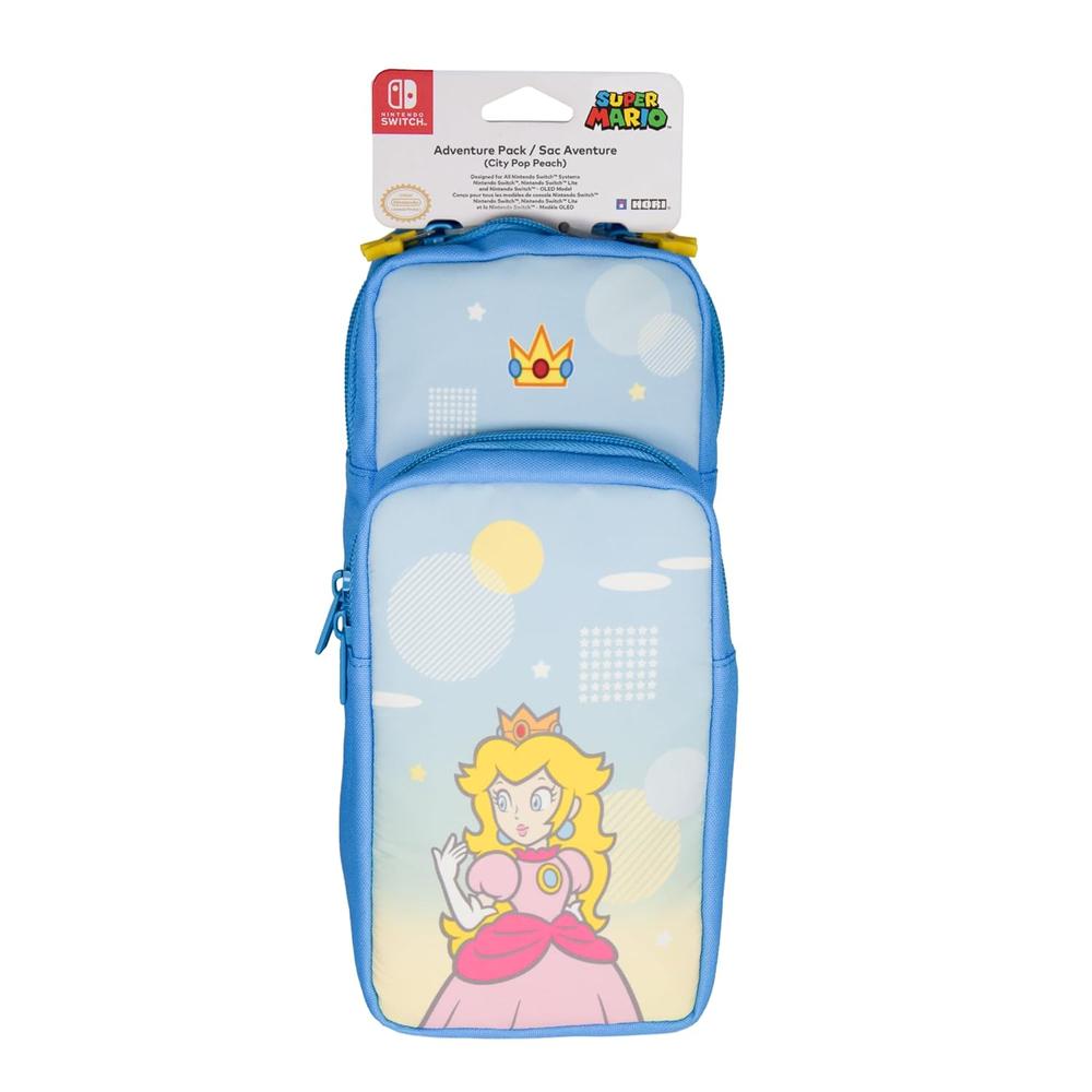 HORI BOLSA DE HOMBRO ADVENTURE PACK CITY POP PEACH PARA NINTENDO SWITCH - 6