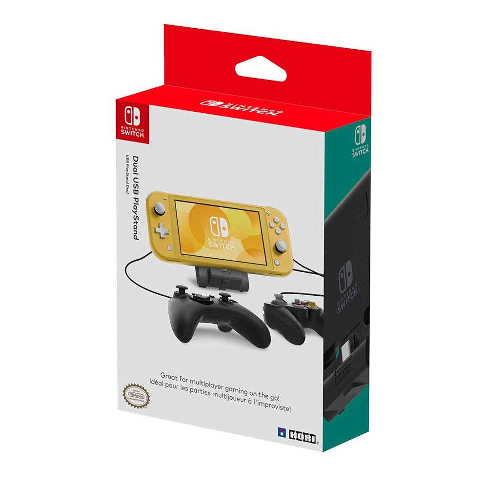 SOPORTE USB DUAL PARA NINTENDO SWITCH - LICENCIADO POR NINTENDO - 1