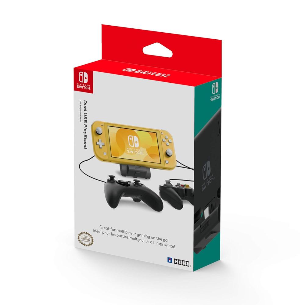 SOPORTE USB DUAL PARA NINTENDO SWITCH - LICENCIADO POR NINTENDO - 2
