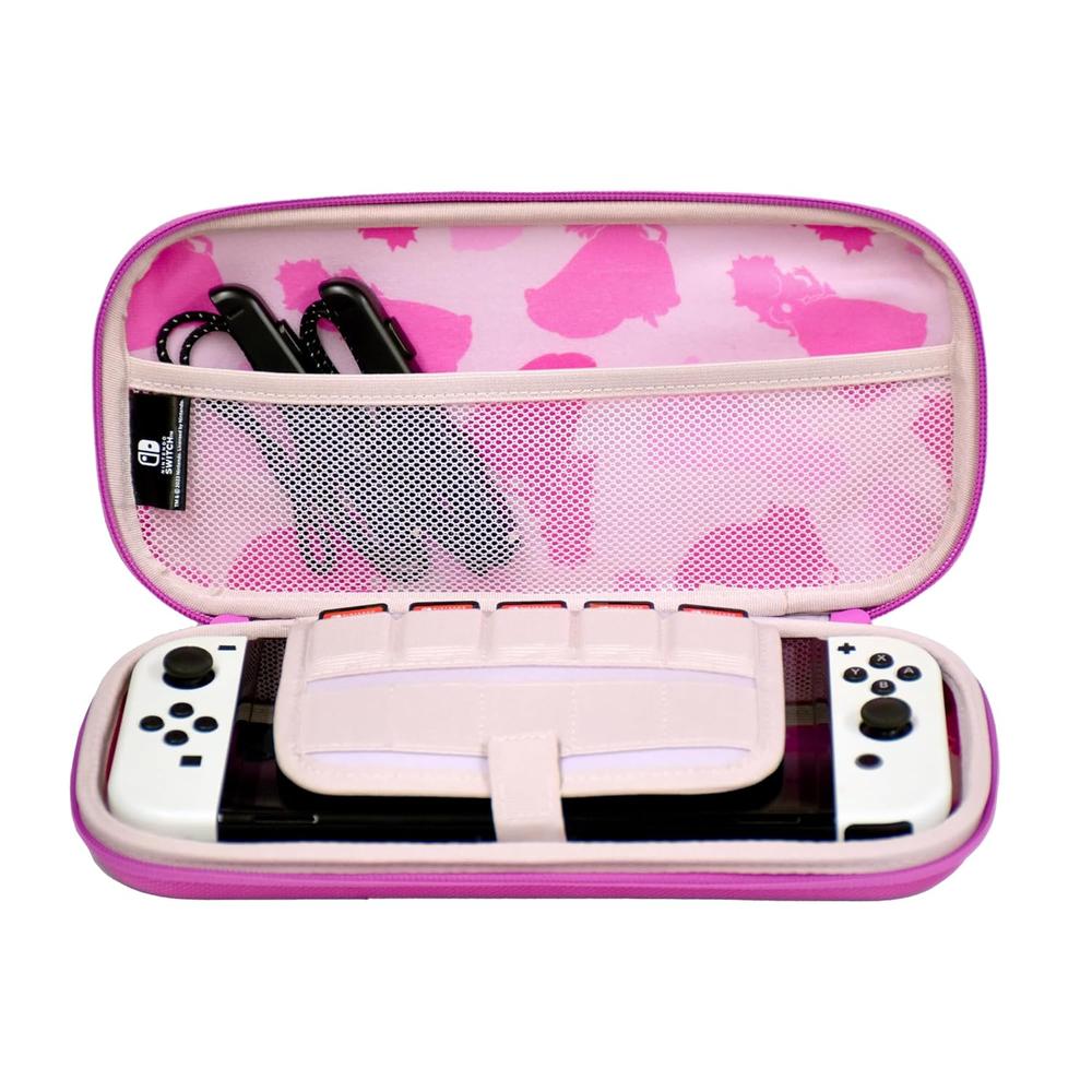 HORI ESTUCHE PREMIUM VAULT PRINCESA PEACH PARA NINTENDO SWITCH - 5