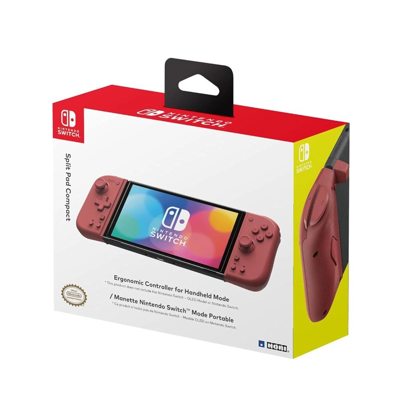 MANDO NINTENDO SWITCH SPLIT PAD COMPACT ROJO - LICENCIADO POR NINTENDO - 2
