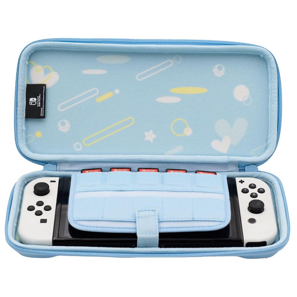 HORI ESTUCHE SLIM TOUGH POUCH CITY POP PEACH PARA NINTENDO SWITCH - 6