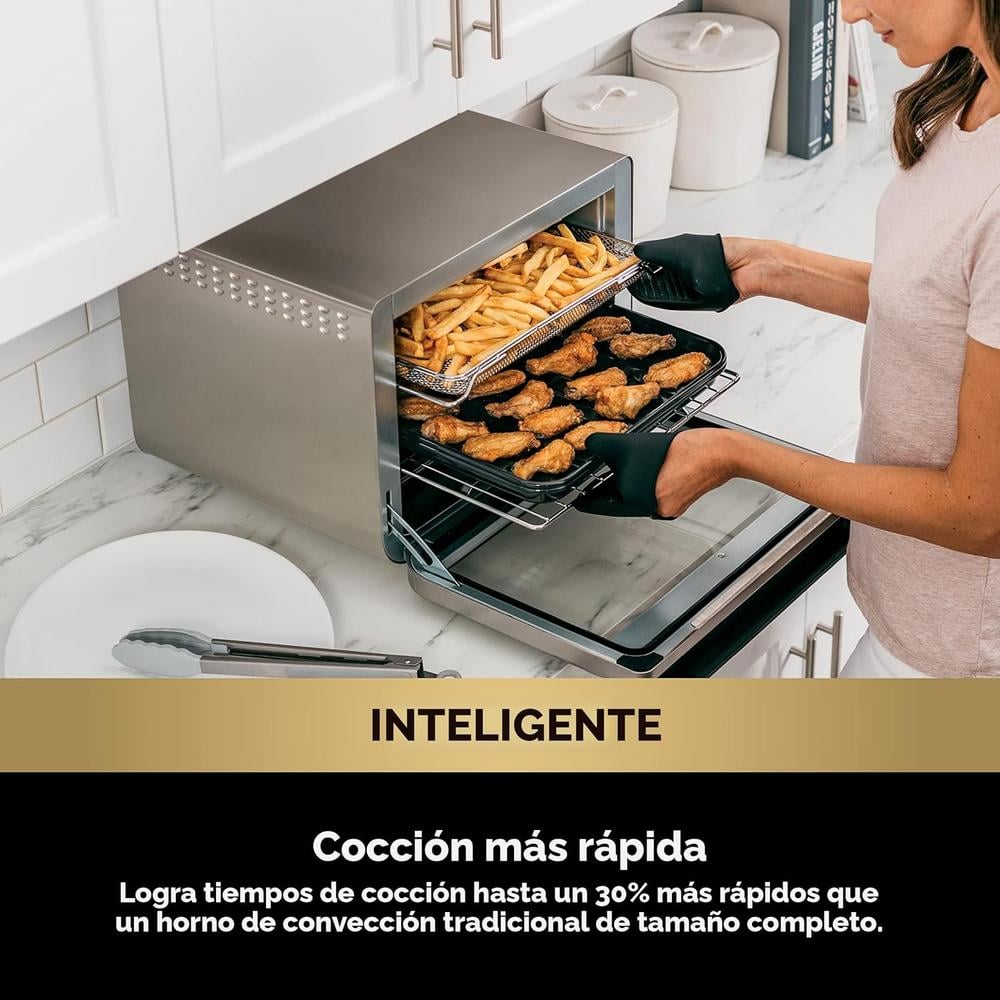 NINJA HORNO DE AIRE FOODI DT251 XL 10 EN 1, 4.85 LB / 2.2 KG | PLATEADO - 3