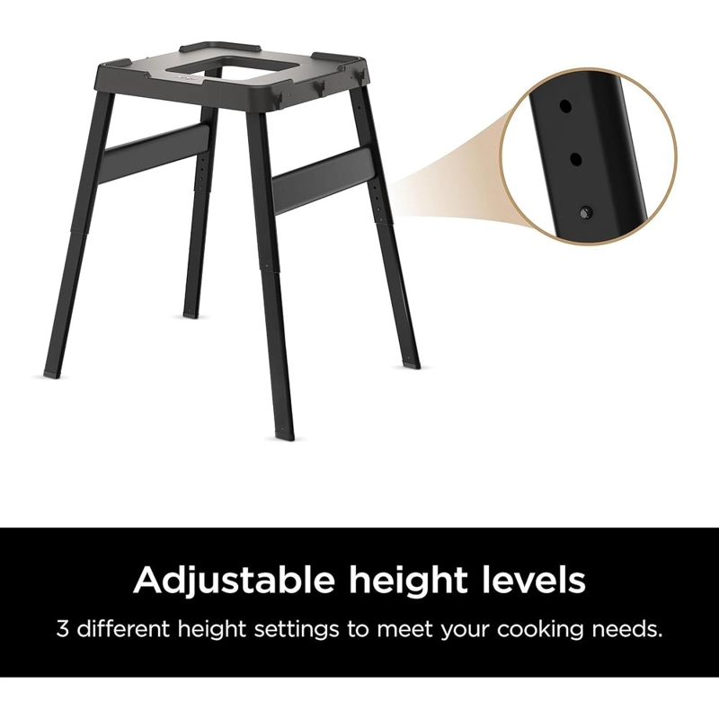 NINJA SOPORTE EXTERIOR WOODFIRE XSKUNSTAND 66X86X86 CM | NEGRO - 4