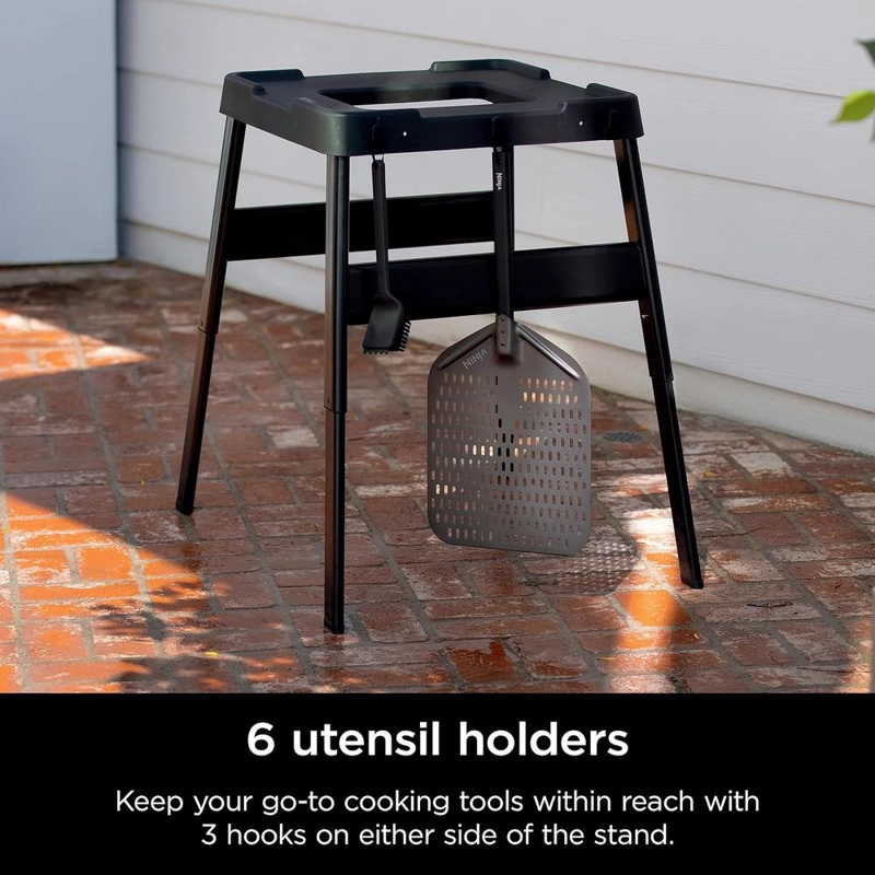 NINJA SOPORTE EXTERIOR WOODFIRE XSKUNSTAND 66X86X86 CM | NEGRO - 6