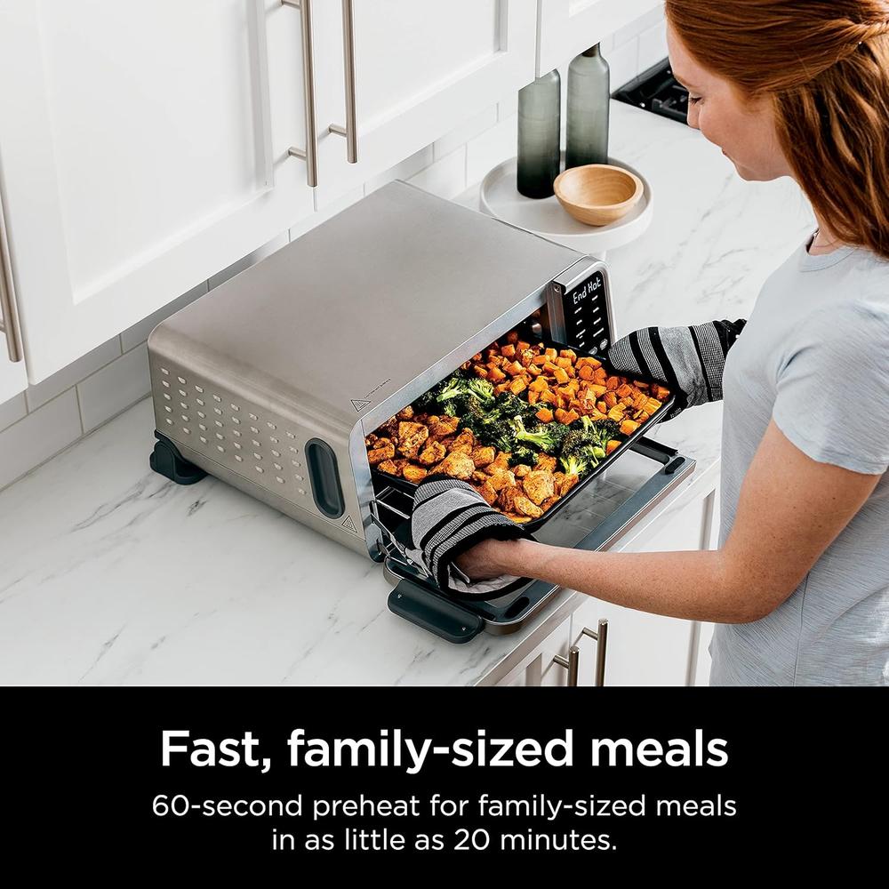 NINJA HORNO DE ENCIMERA AIR FRY PRO SP201 8 EN 1, 60.7 OZ / 1.8 L | PLATEADO - 3