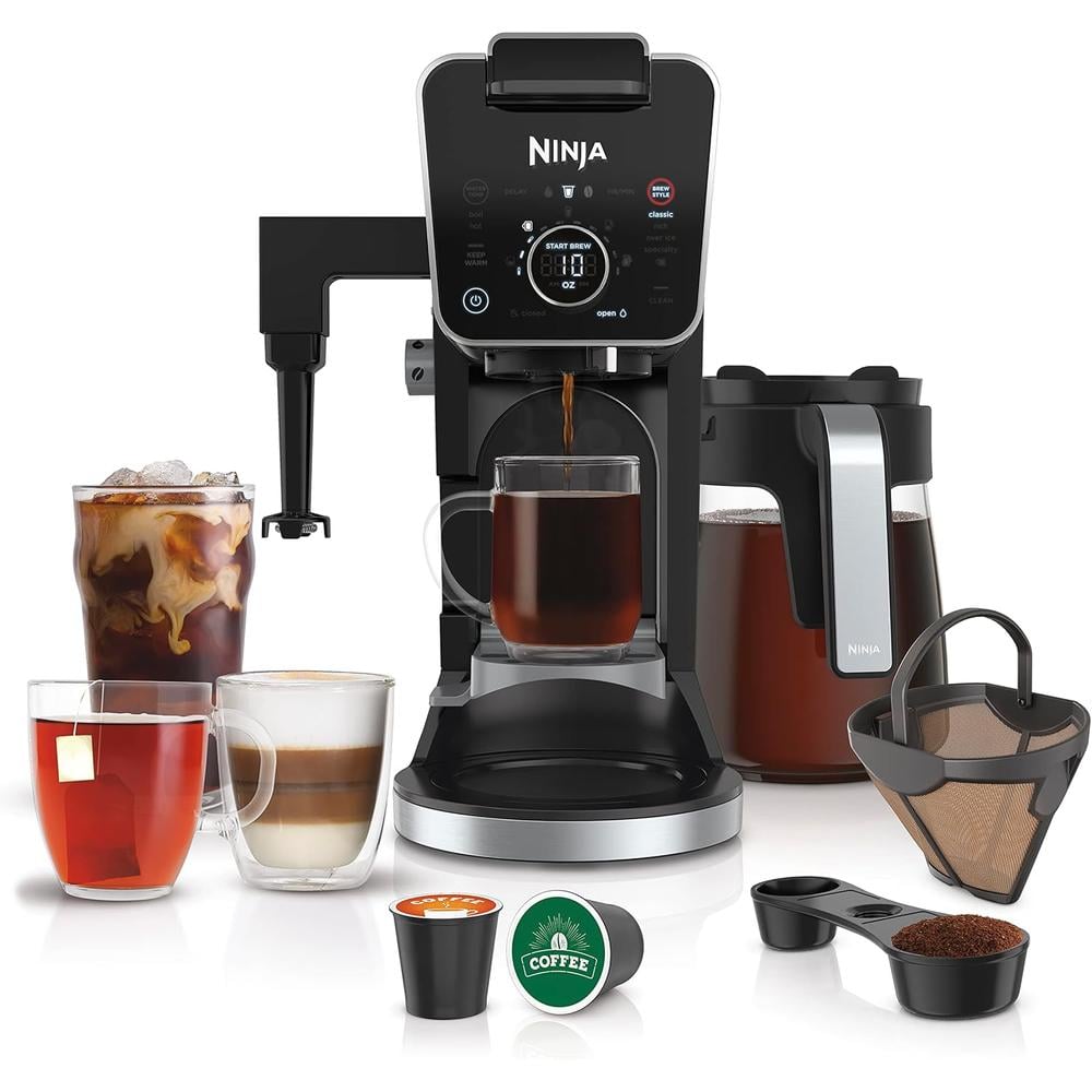 NINJA CAFETERA DUALBREW PRO 12 TAZAS / 1.8 L INDIVIDUAL Y DE GOTEO - 1