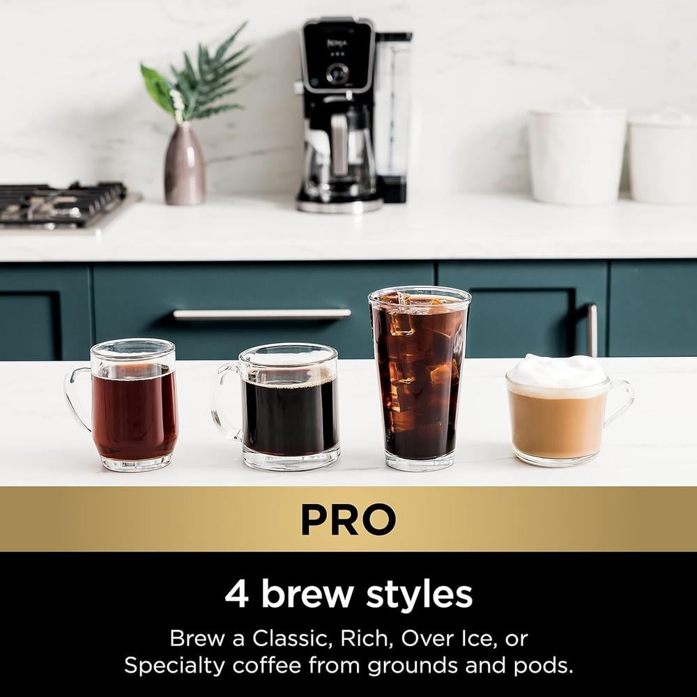NINJA CAFETERA DUALBREW PRO 12 TAZAS / 1.8 L INDIVIDUAL Y DE GOTEO - 2