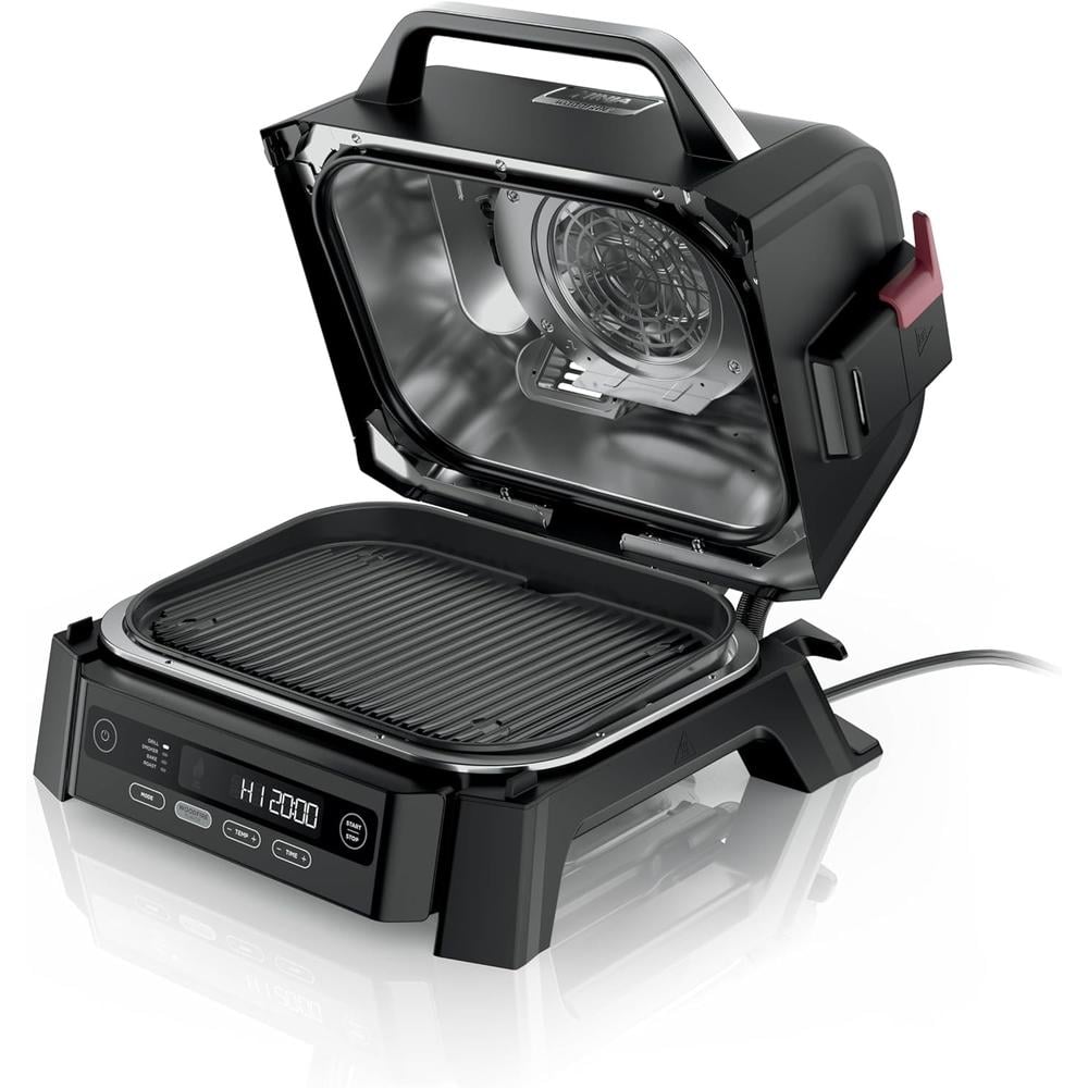 NINJA WOODFIRE OG301, PARRILLA Y AHUMADOR 4 EN 1, | NEGRO - 1