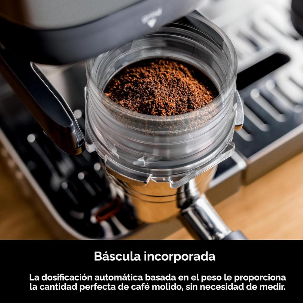 NINJA CAFETERA LUXE CAFÉ PREMIER, FILTRO RÁPIDO Y MOLINILLO | GRIS METÁLICO - 6