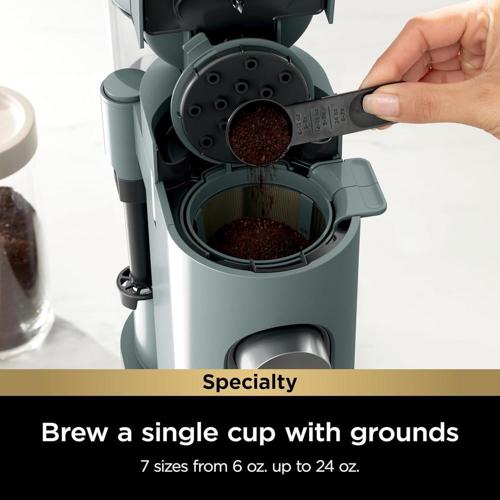 NINJA CAFETERA PODS Y GROUNDS MONODOSIS, ESPUMADOR, 600 ML | VERDE - 2
