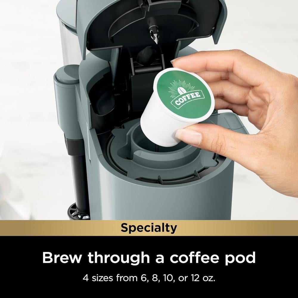 NINJA CAFETERA PODS Y GROUNDS MONODOSIS, ESPUMADOR, 600 ML | VERDE - 3