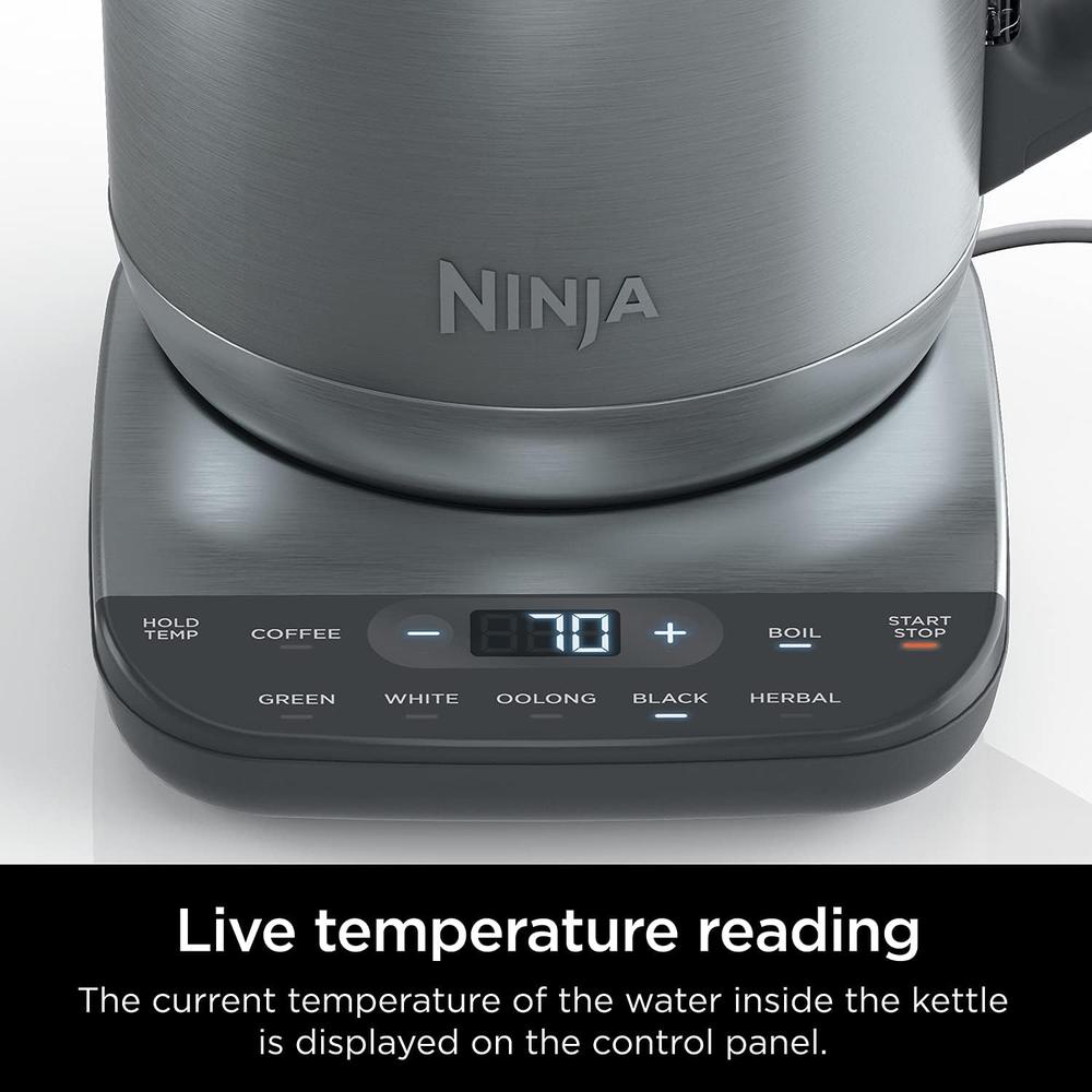 NINJA HERVIDOR ELÉCTRICO KT200 7 TAZAS / 1.66 L | PLATEADO - 5