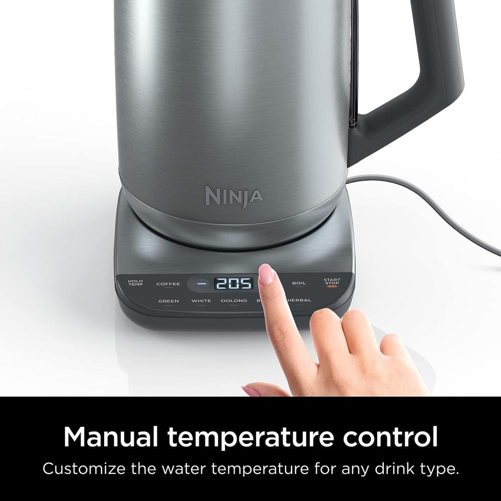 NINJA HERVIDOR ELÉCTRICO KT200 7 TAZAS / 1.66 L | PLATEADO - 6
