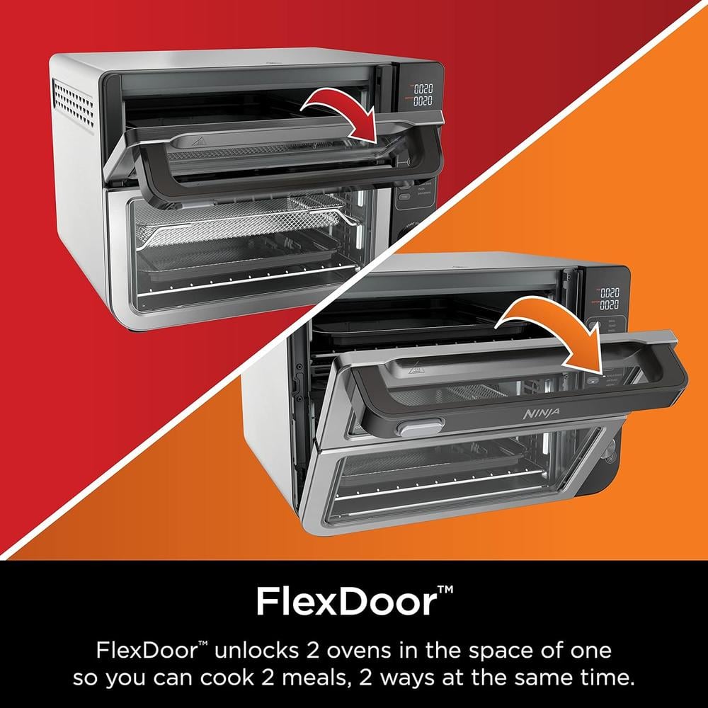 NINJA HORNO DOBLE DCT401 12 EN 1 60.7 OZ / 1.8 L | ACERO INOXIDABLE - 2