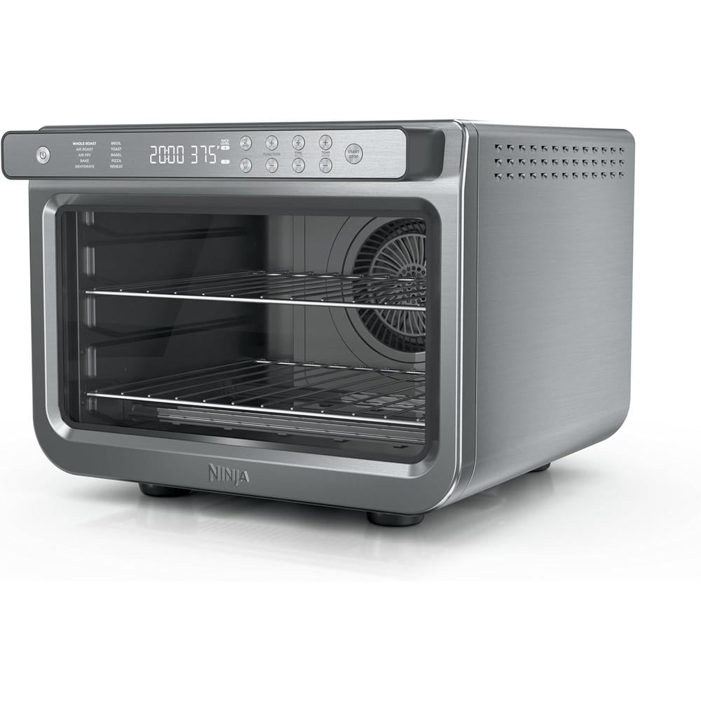 NINJA PRESTIGE XL DT501, HORNO Y FREIDORA DE AIRE 10 EN 1, PAVO 5.5 KG | ACERO - 1
