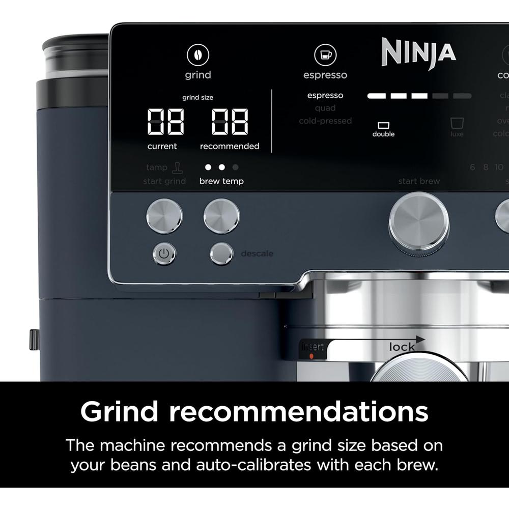 NINJA LUXE CAFÉ ES601CY, CAFETERA ESPRESSO, FILTRO Y COLD BREW | CYBERSPACE - 5