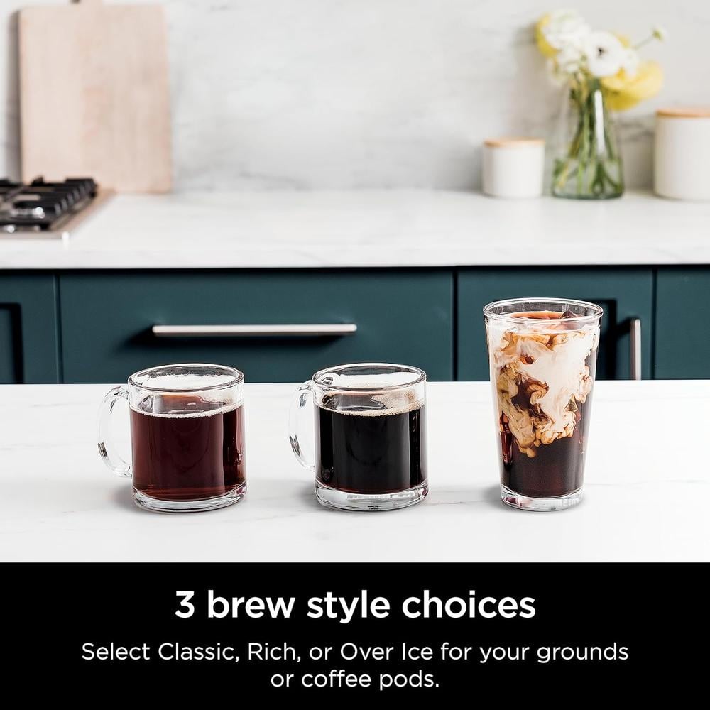 NINJA CAFETERA DUALBREW PRO, CAFÉ CALIENTE Y HELADO, DEPÓSITO 1.7 L | NEGRA - 3