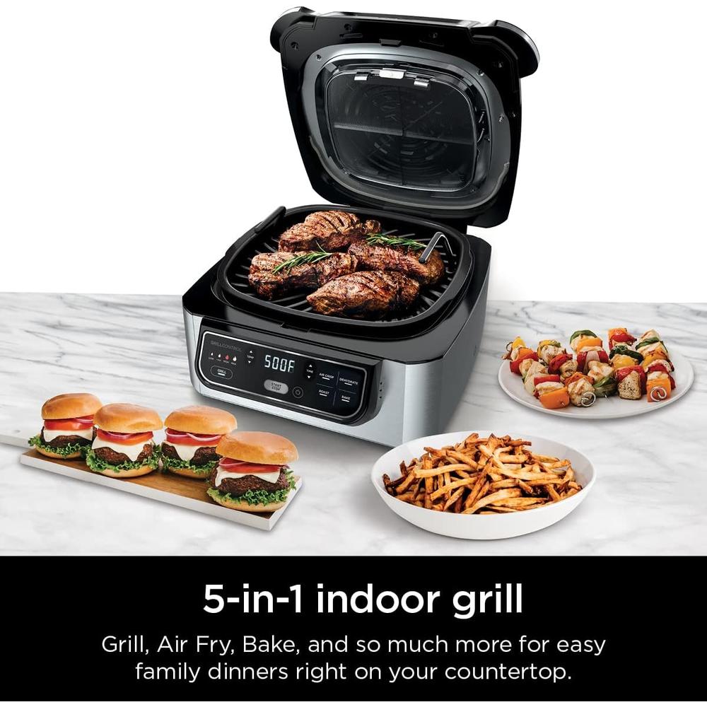 NINJA PARRILLA FOODI 2 EN 1, AG301 2.87 LB / 1.3 KG | NEGRO/GRIS - 2