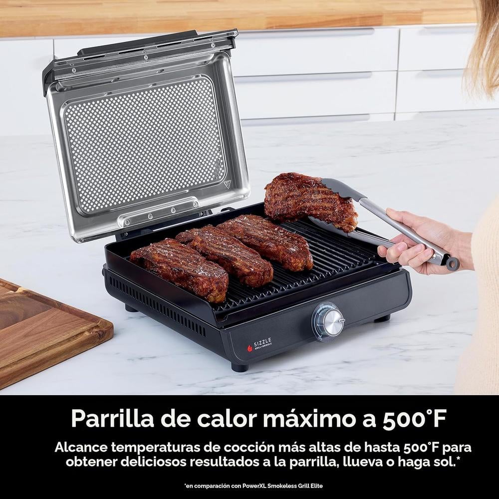 NINJA PLANCHA Y PARRILLA INTERIOR GR101 14'' 260 °C | PLATEADA - 3