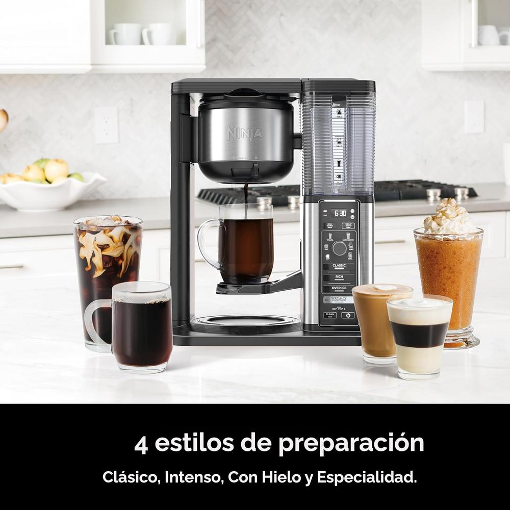NINJA CAFETERA SPECIALTY 10 TAZAS / 1.5 L CON ESPUMADOR PLEGABLE | NEGRO - 4