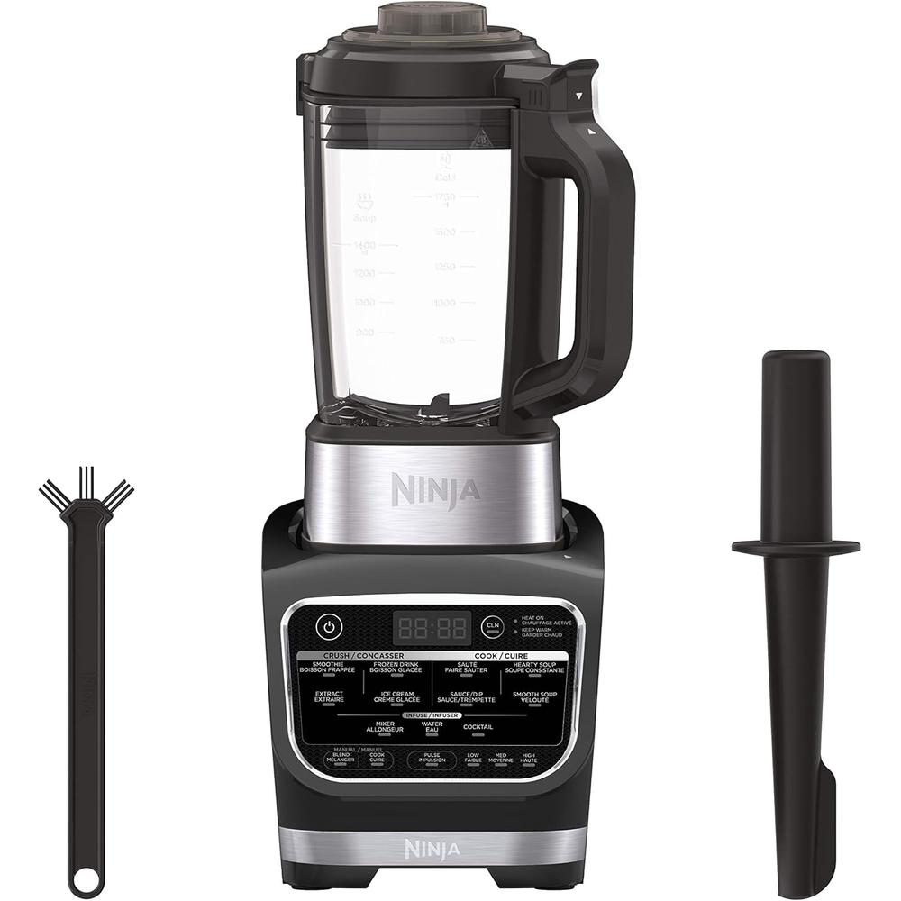 NINJA LICUADORA FOODI HEAT-IQ HB150C/HB152 64 OZ / 1.89 L | NEGRO - 1