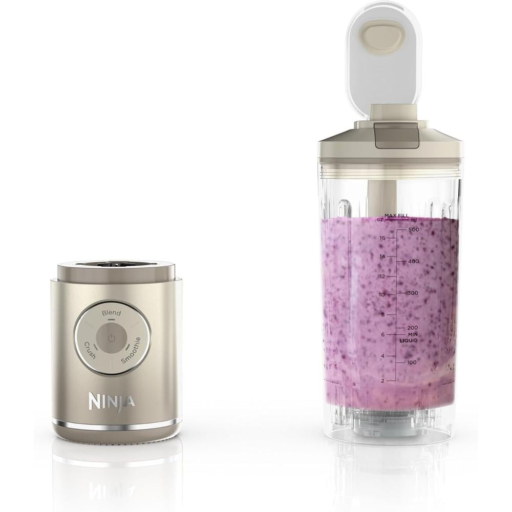 NINJA BLAST MAX BC251IV, LICUADORA PORTÁTIL 22 OZ, TWIST Y GO | CREMA - 1