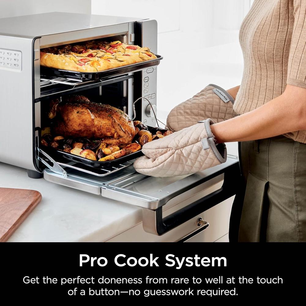 NINJA HORNO DOUBLE STACK XL DCT651, FREIDORA 12 EN 1, PRO COOK | ACERO - 4