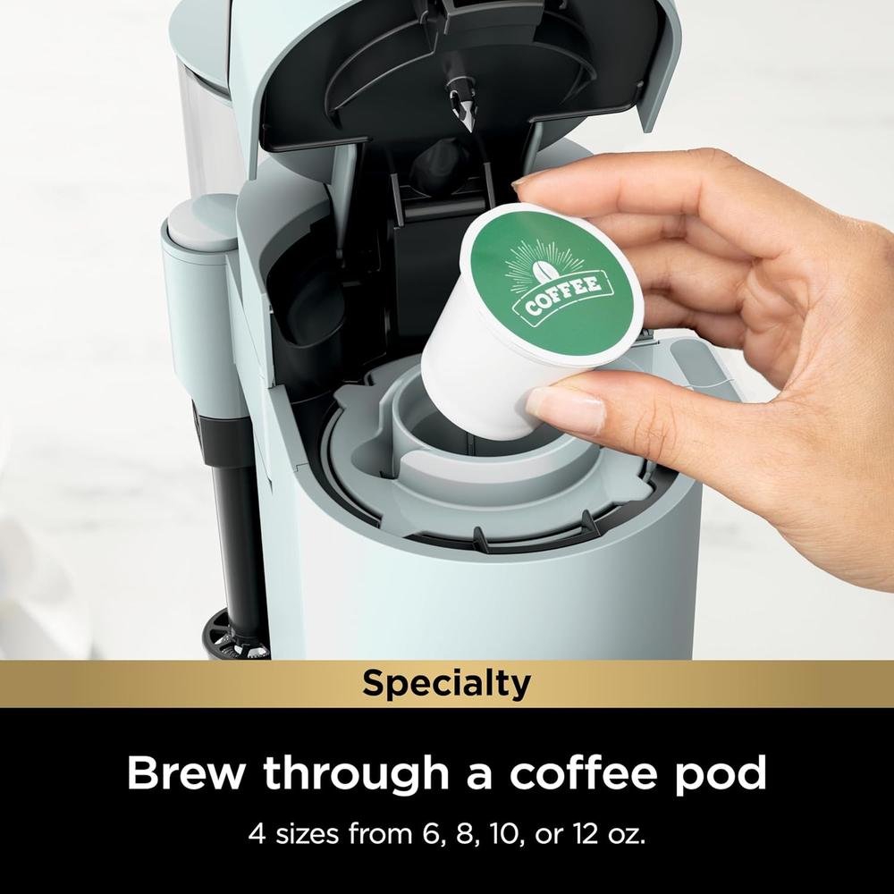 NINJA CAFETERA PODS Y GROUNDS MONODOSIS, ESPUMADOR Y MOLIDO, 690 ML | AZUL - 3
