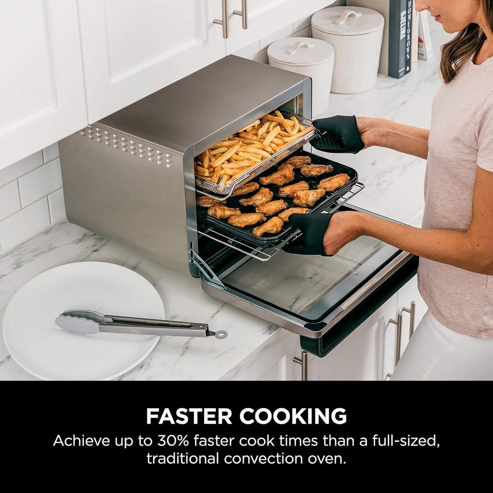 NINJA FOODI DT201, HORNO TOSTADOR 10 EN 1, 2.2 KG / 4.85 LB | ACERO INOXIDABLE - 4