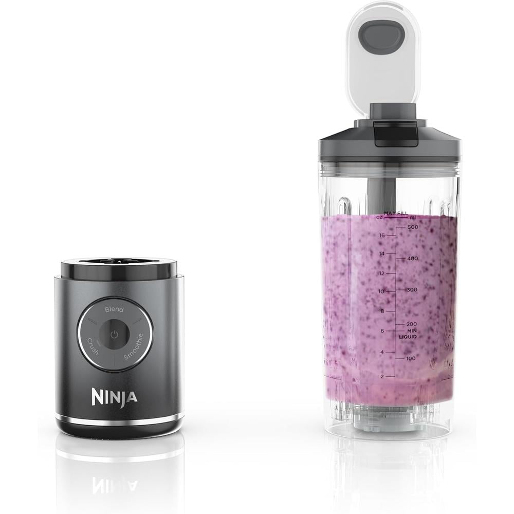 NINJA BLAST MAX BC251GY, LICUADORA PORTÁTIL 22 OZ, TWIST Y GO | GRIS - 1